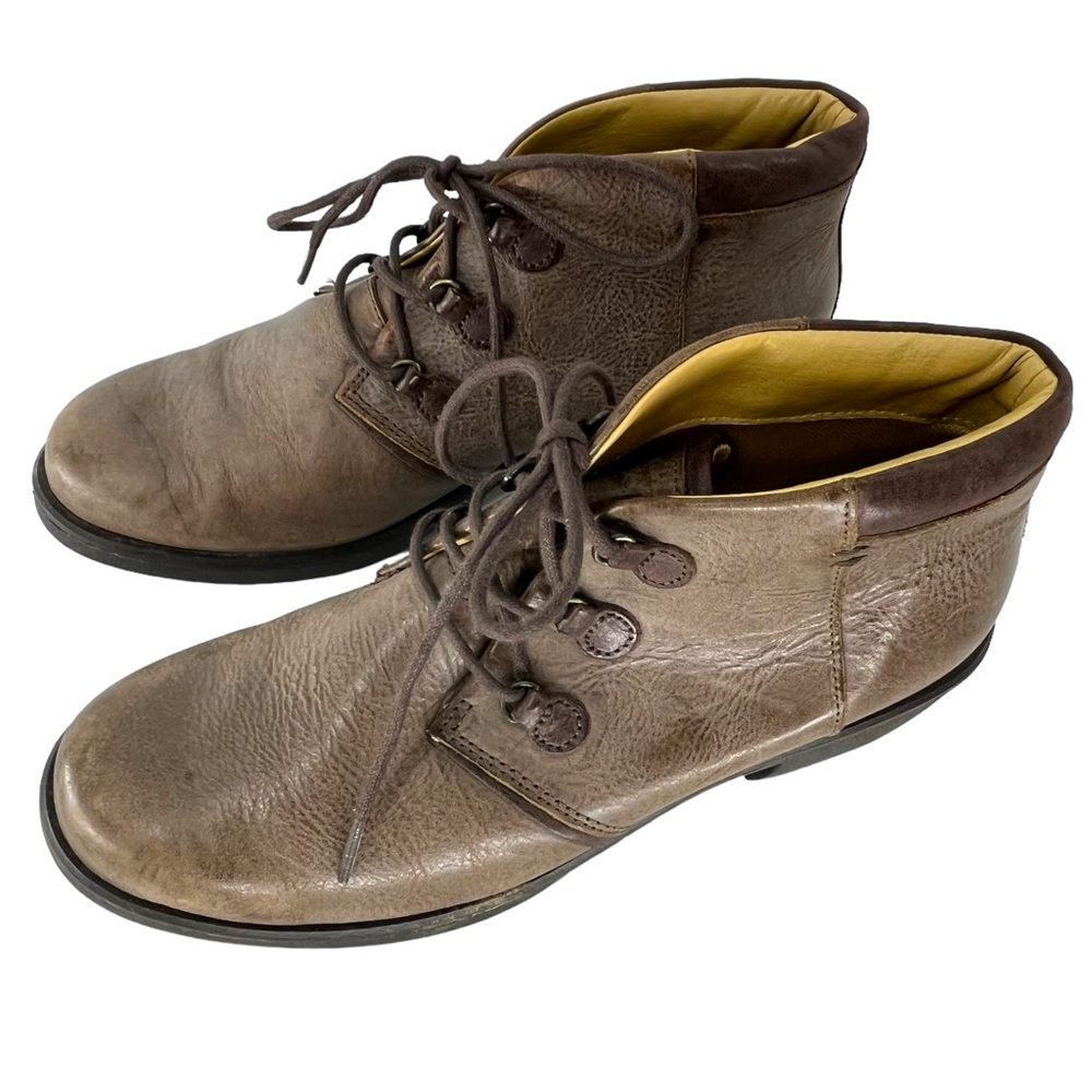 Anthropologie Leather Booties By Bussola